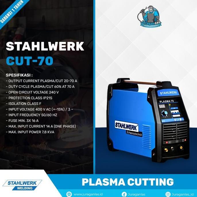 Promo Stahlwerk Cut-70 Mesin Dc Plasma Cutting 70A Cod