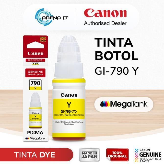 Tinta Canon 790 Yellow GI790Y - Tinta Canon G1010 G2010 G3010 G4010