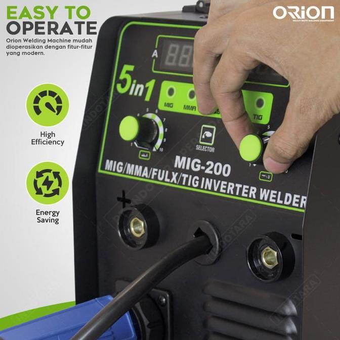 Promo Mesin Las Orion Mesin Las Mig Orion - Vortex Mig200 Cod