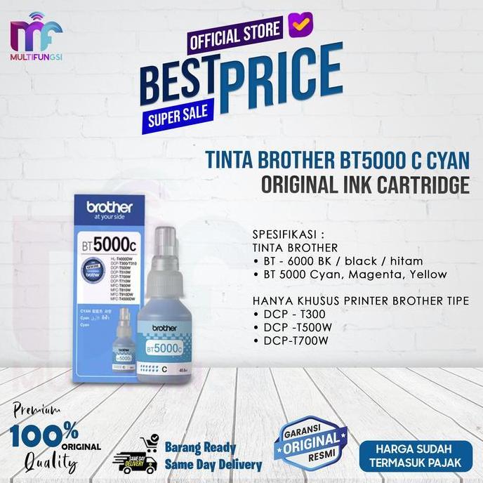 Tinta Brother BT5000 C Cyan BT 5000C