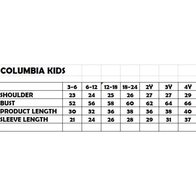 Promo Columbia Jaket Anak Winter Jacket Kids Musim Dingin Fleece Unisex Biru Size 3-4 Tahun Perlengk