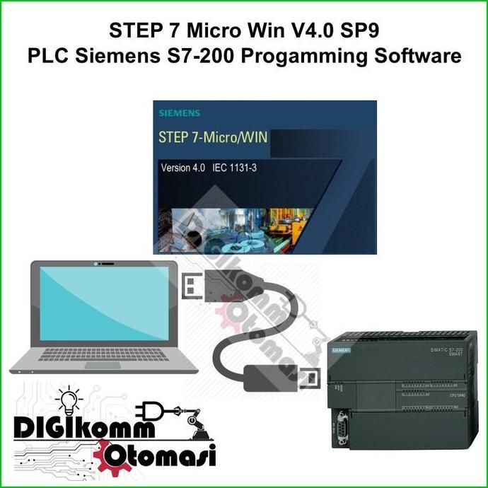SIEMENS STEP 7 MICRO WIN V4.0 SP9 PLC PROGAMMING SOFTWARE ORIGINAL DAN TERPERCAYA