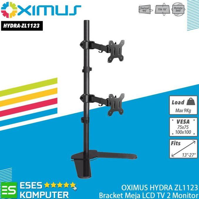 Bracket Monitor OXIMUS HYDRA ZL1123 | Dual Monitor LCD LED