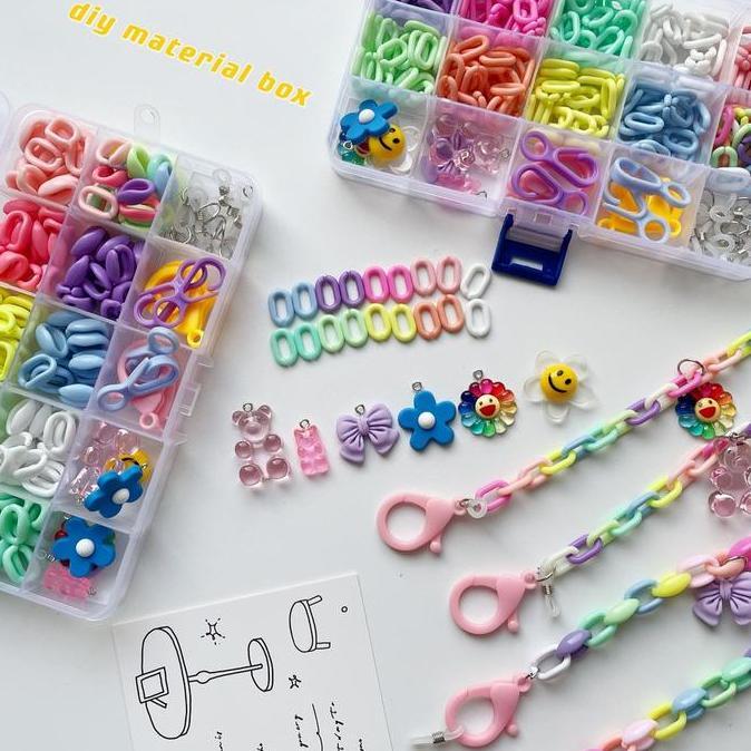 1 Set Diy Kalung Masker/Tali Rantai Masker/Mask Chain/Strap Masker