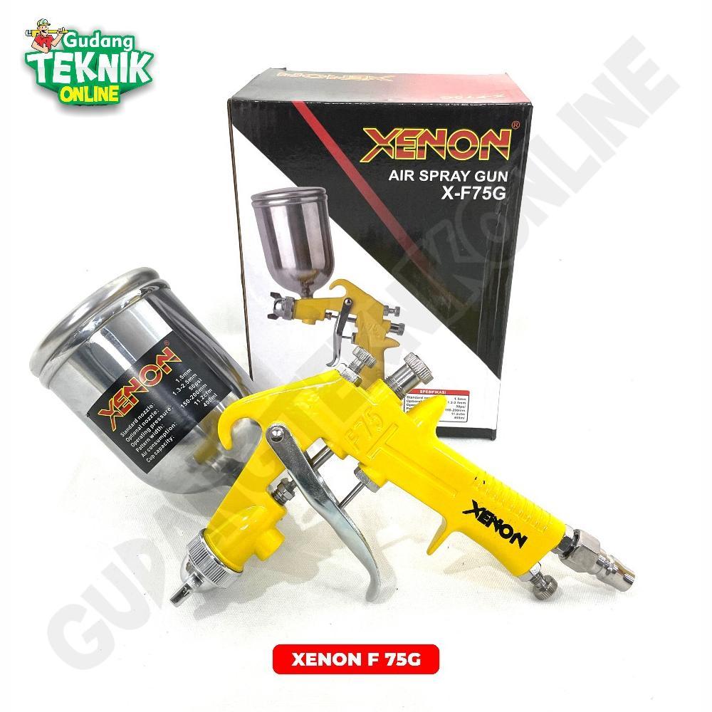 Air Spray Gun F 75G XENON HNL / Alat Semprot Semprotan Cat Xenon F75G Tabung Atas 400cc XENON HNL No