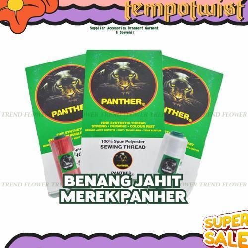 Paling Murah [GROSIR PER-LUSIN] Benang Jahit Panther 500 Yard Warna Warni High Speed Super Quality D