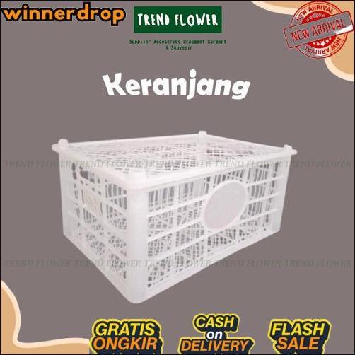 Termurah Keranjang Buah Bekas Putih Tutup Plastik - Wadah Penyimpanan Storage