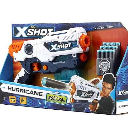 Zuru Xshot Hurricane Pistol tembakan like nerf