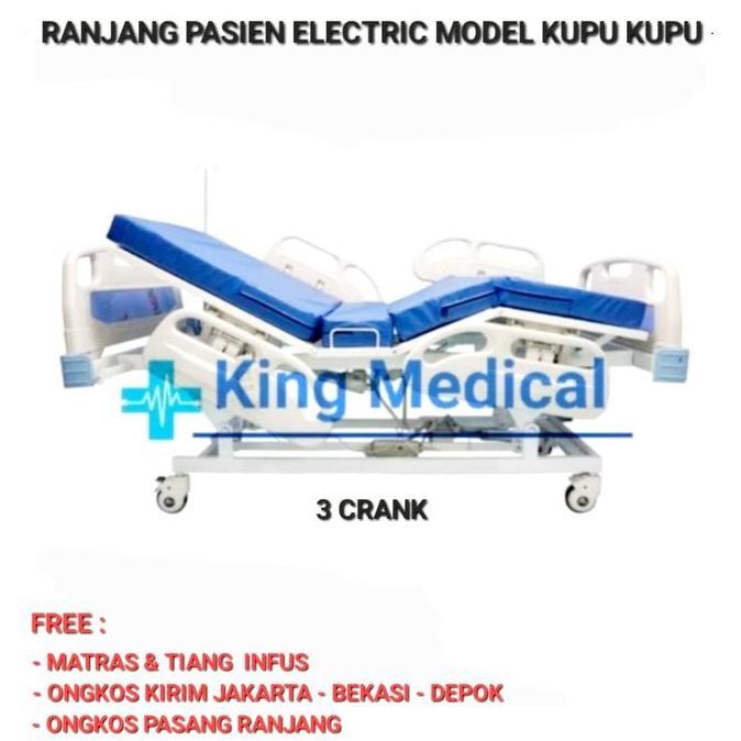 Tempat Tidur Pasien Icu Iccu Electric Hospital Bed Icu Iccu + Matras