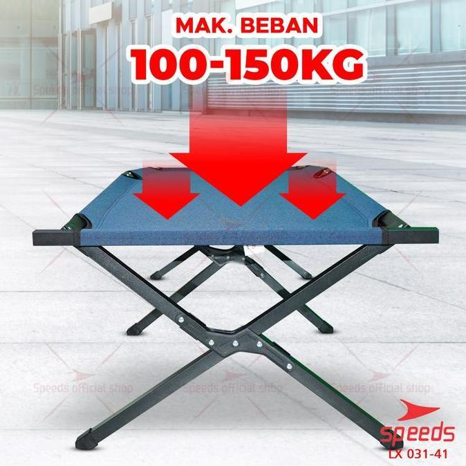 Speeds Tempat Tidur Velbed Camping Ranjang Portable Kursi Lipat Tidur 031-41