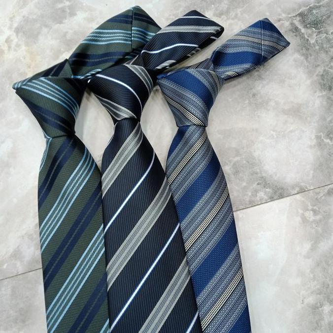 DE4 >> dasi biru elektrik polos panjang dasi kantor pesta pernikahan wedding