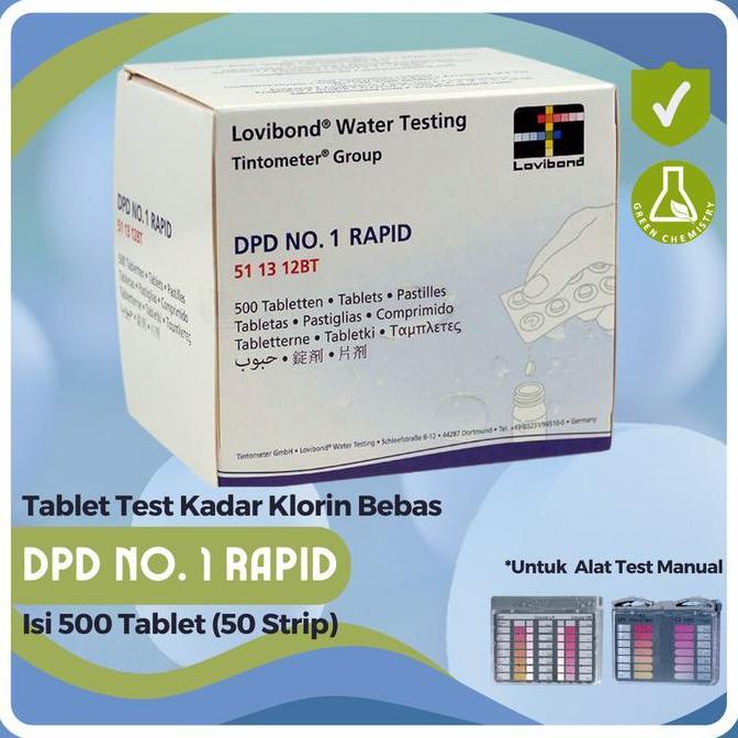 Refill Pool Test Kit Chlorine Lovibond Dpd No.1 Rapid For Test Kit