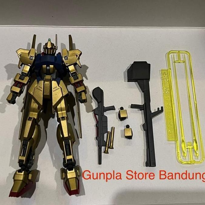 Bandai Original HG HGUC 1/144 Hyaku Shiki Revive seri zeta Repaint Gold (Rakit)
