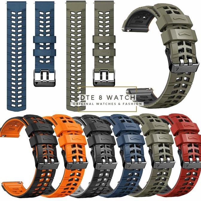 DB13>> Strap Zeblaze Ares 3 Pro Silikon Rubber Slim 22mm Gz Quick Release