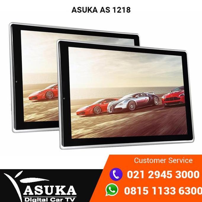 Asuka AS 1218 Headrest Monitor ClipOn Android 12.1