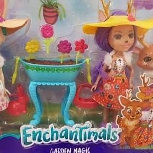 Enchantimals Garden Magic Doll Set Danessa Deer playset