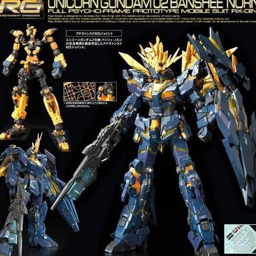 Bandai RG 1/144 Unicorn Gundam Banshee Norn