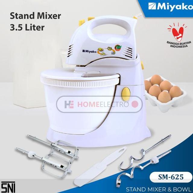 Hand Mixer Miyako Sm625 Stand Mixer Plus Mangkuk Miyako Sm 625
