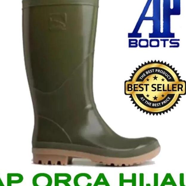 Ap Boot Sepatu Boot Karet Hijau