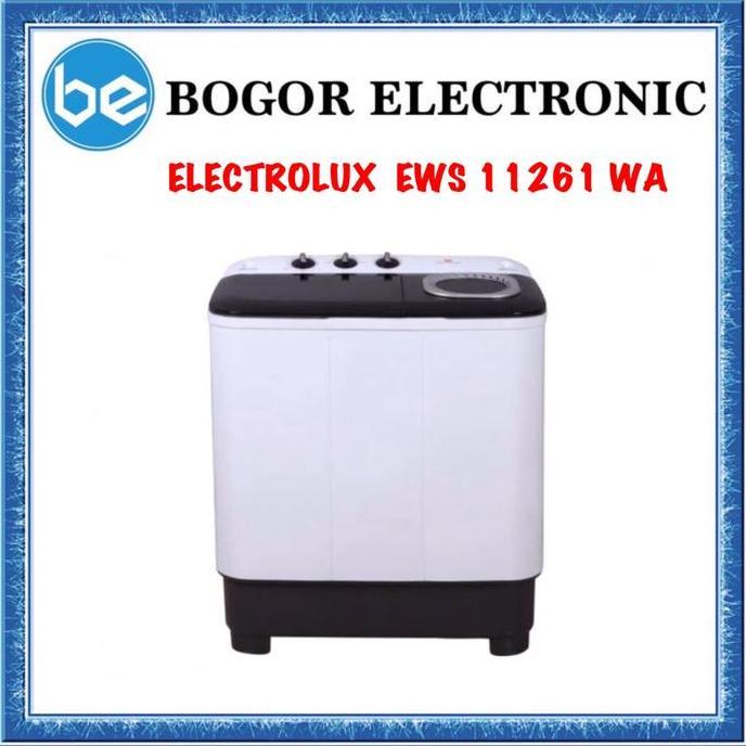 BEBAS ONGKIR - MESIN CUCI ELECTROLUX 2 TABUNG - 10KG | EWS11261WA | EWS 11261 WA