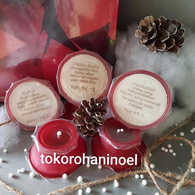 Hosti Ayat Manna & Anggur Cup Perjamuan Kudus Sepaket Isi 50