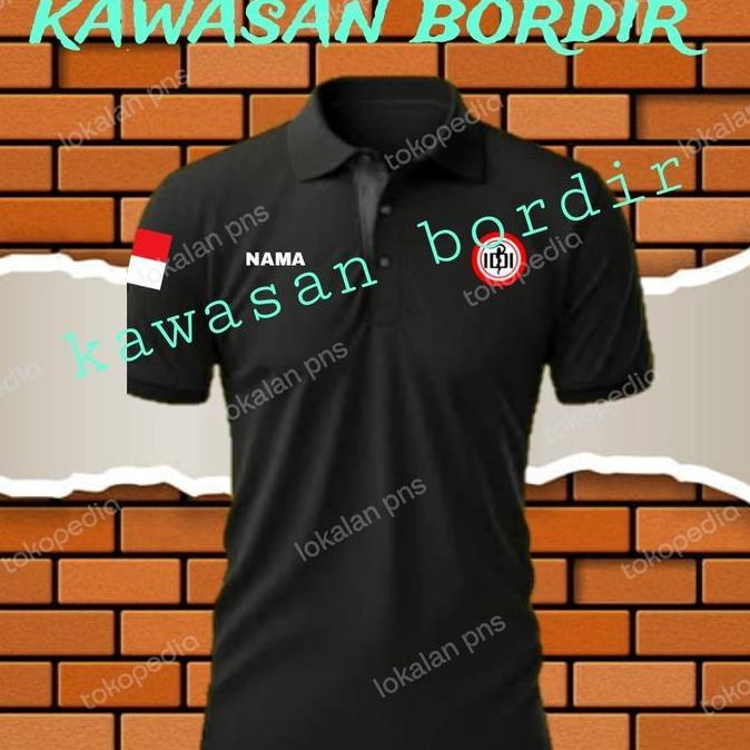 Terbaru polo shirt IDI seragam IDI baju IDI kaos IDI full bordir