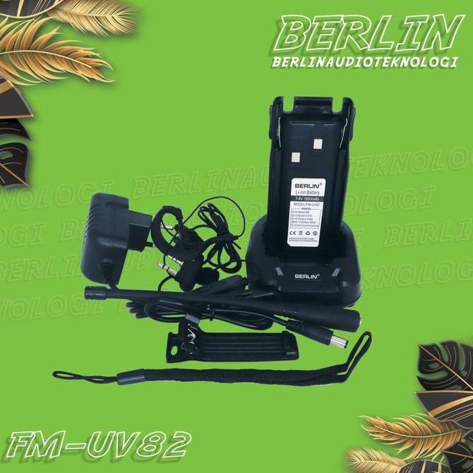 Handy Talkie (HT) Berlin FM UV82 / UV 82 Walkie Talkie | Original, Garansi Resmi Original