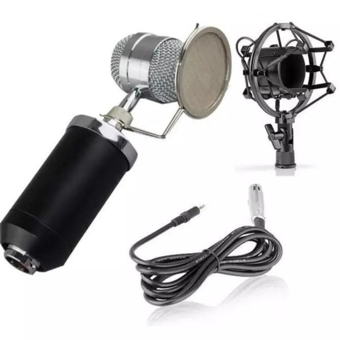 Paket Recording Microphone Condensor BM 8000 Original