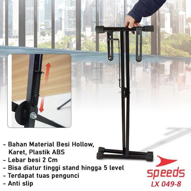 SPEEDS Alat Musik Stand Keyboard Double Model Silang Semua Piano Anak Anak Lipat Portable Praktis 04