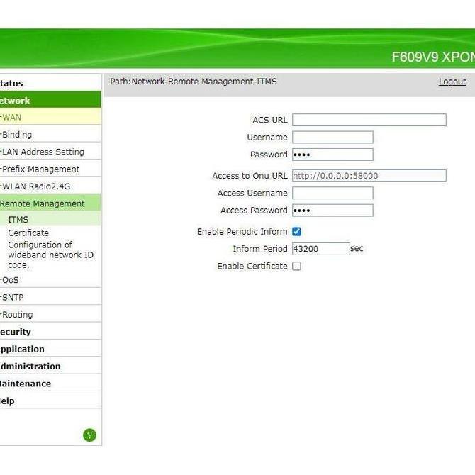 Ont Zte F609 V9 Xpon New Tanpa Adaptor ( Bisa Epon / Bisa Gpon ) Original