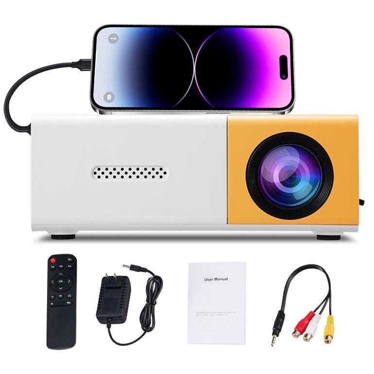 Home TheaterHDMI Mini Proyektor LED YG300/YG 300 LCD Portable Projector Home/Proyektor hp mini LED P