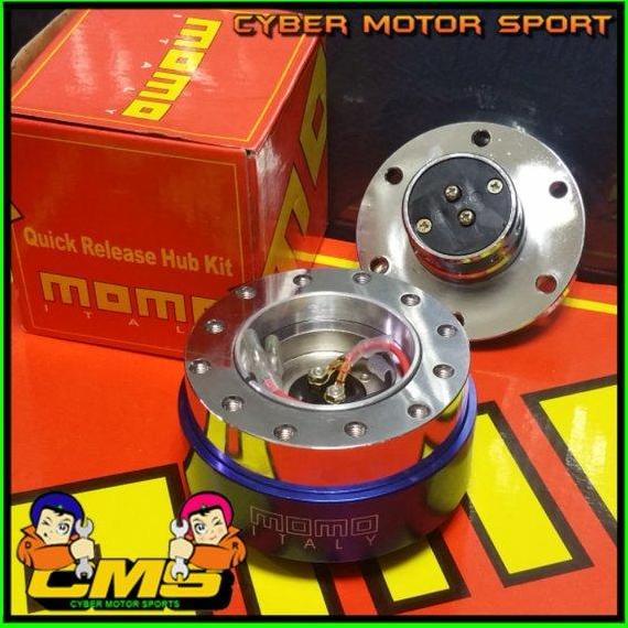Boskit Stir Momo Quickrelease universal. boskit Stir racing QR momo. agar bisa lepas pasang stir sek
