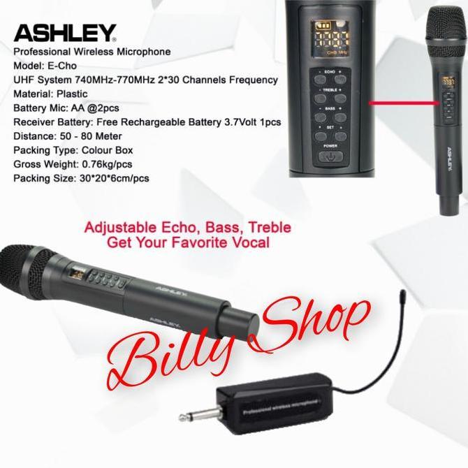 ASHLEY Microphone echo / Mic Ashley Echo Original