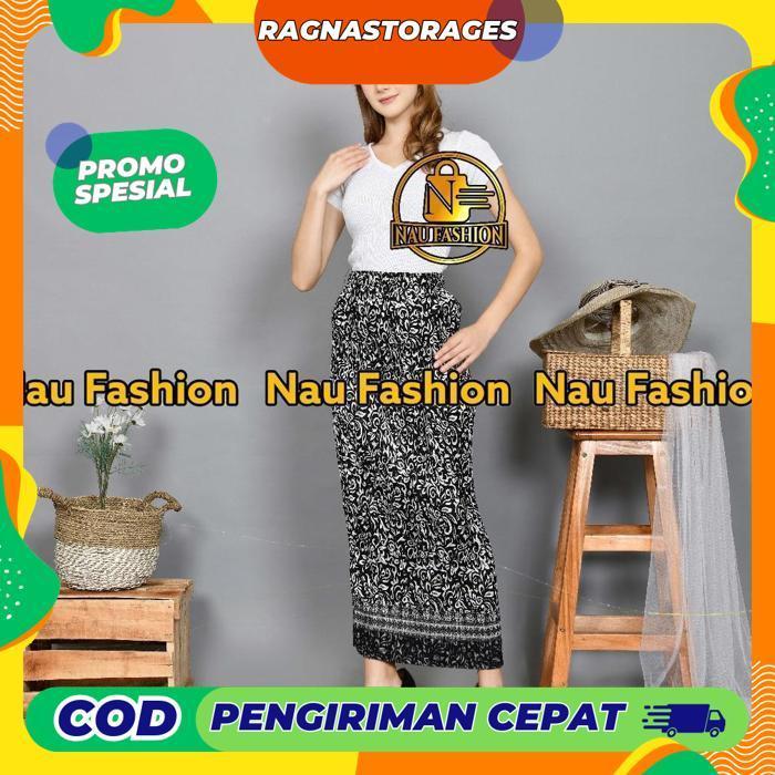 iQ45 RHH-1823 Rok Plisket motif batik warna terlaris / bawahan kebaya / rok batik / Rok Panjang lere