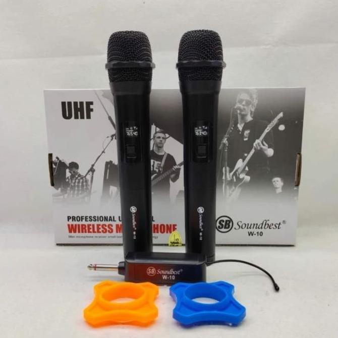 MIC WIRELES SOUNDBEST W10 ORIGINAL MICROPHONE SOUNDBEST W 10 CHARGE Original