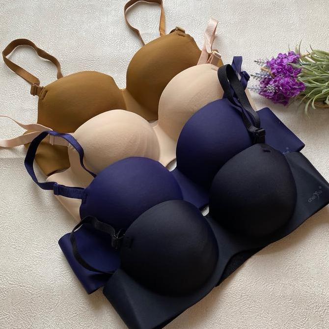 Promo Emma Seamless Bra | Cup B | Tanpa Kawat | Bra Busa Tebal Wanita | Bra Lembut | By girlsindoutf