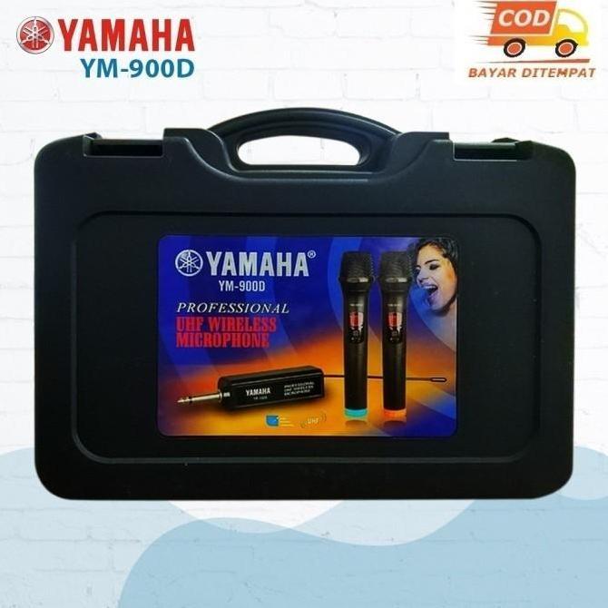 Mic Yamaha YM-900D UHF Microphone Double Wireless Digital Chargher Original