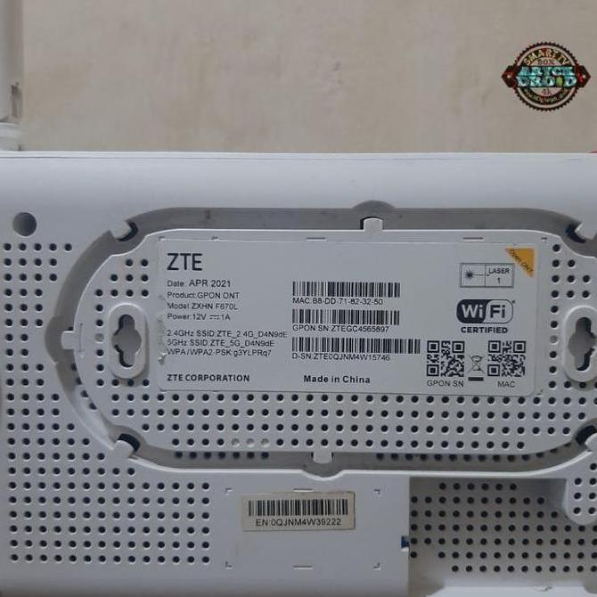 TERBARU Wifi Router ONT Zte ZXHN F670L Support dual Band 5G Original