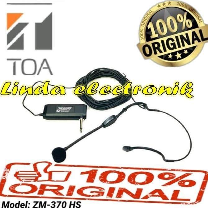 Mic Kabel Headset TOA ZM 370 HS AS Original Toa Bando toa zm 370hs as Original