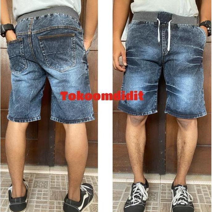 DB9 >> Celana Pendek Jeans Pria Dewasa Pinggang Tali Kolor Cowok Cowo Dewasa Model Terbaru 2024 Warn