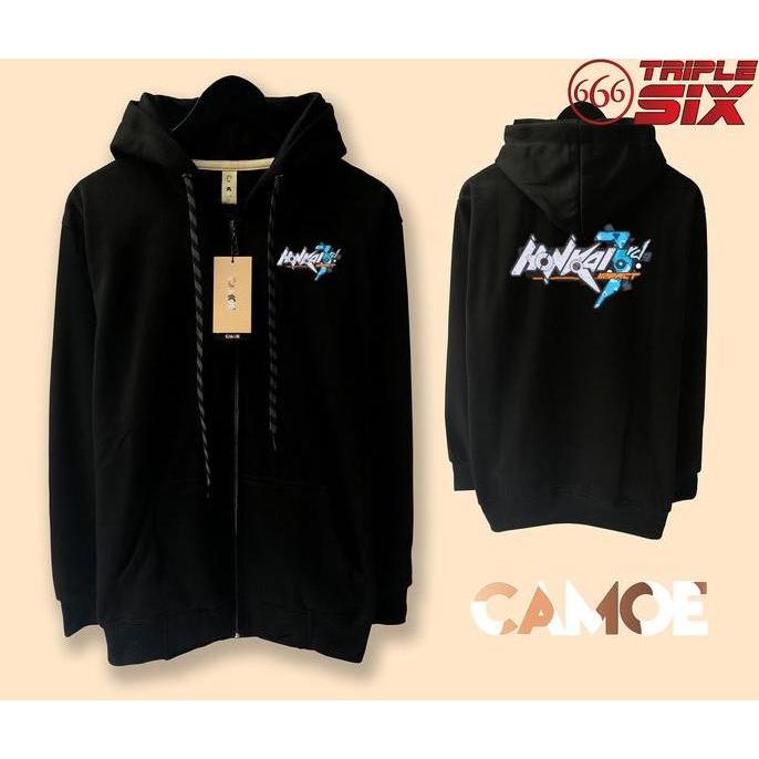 DS14 >> Jaket Hoodie Zipper Gaming Honkai Impact 3