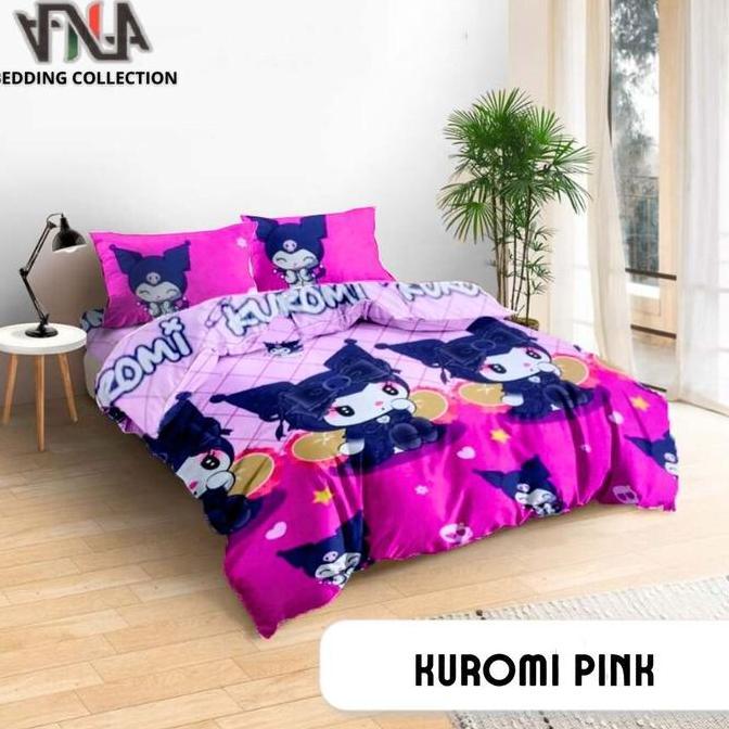 [Seri Anak Perempuan]Bedcover+Sprei Motif Anak Gambar Frozen Ukuran Kasur Single-Extra King