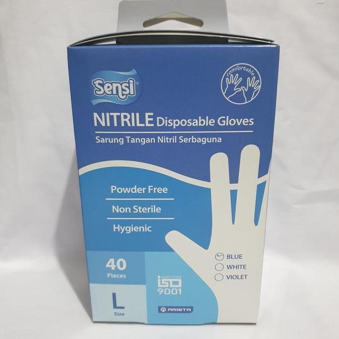 Sarung Tangan Nitrile Sensi / Sarung Tangan Medis