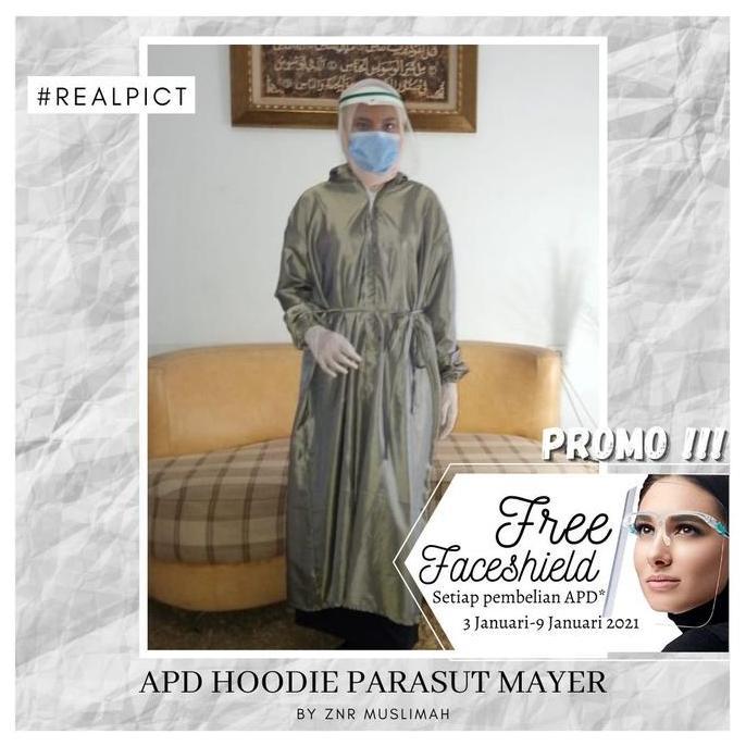 Apd Gown Hoodie Parasut Znr