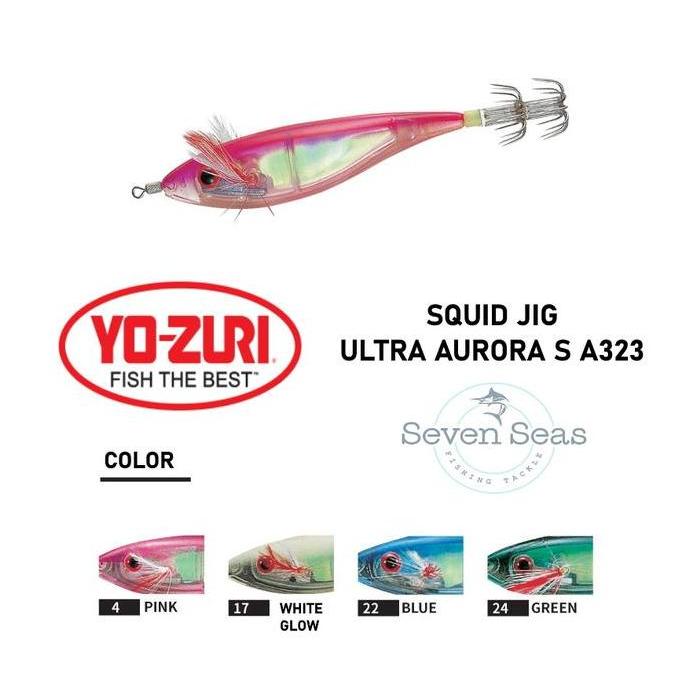 YoZuri Squid Jig Ultra Aurora S A-323 A323 Egi Umpan Cumi Eging Sotong DIN