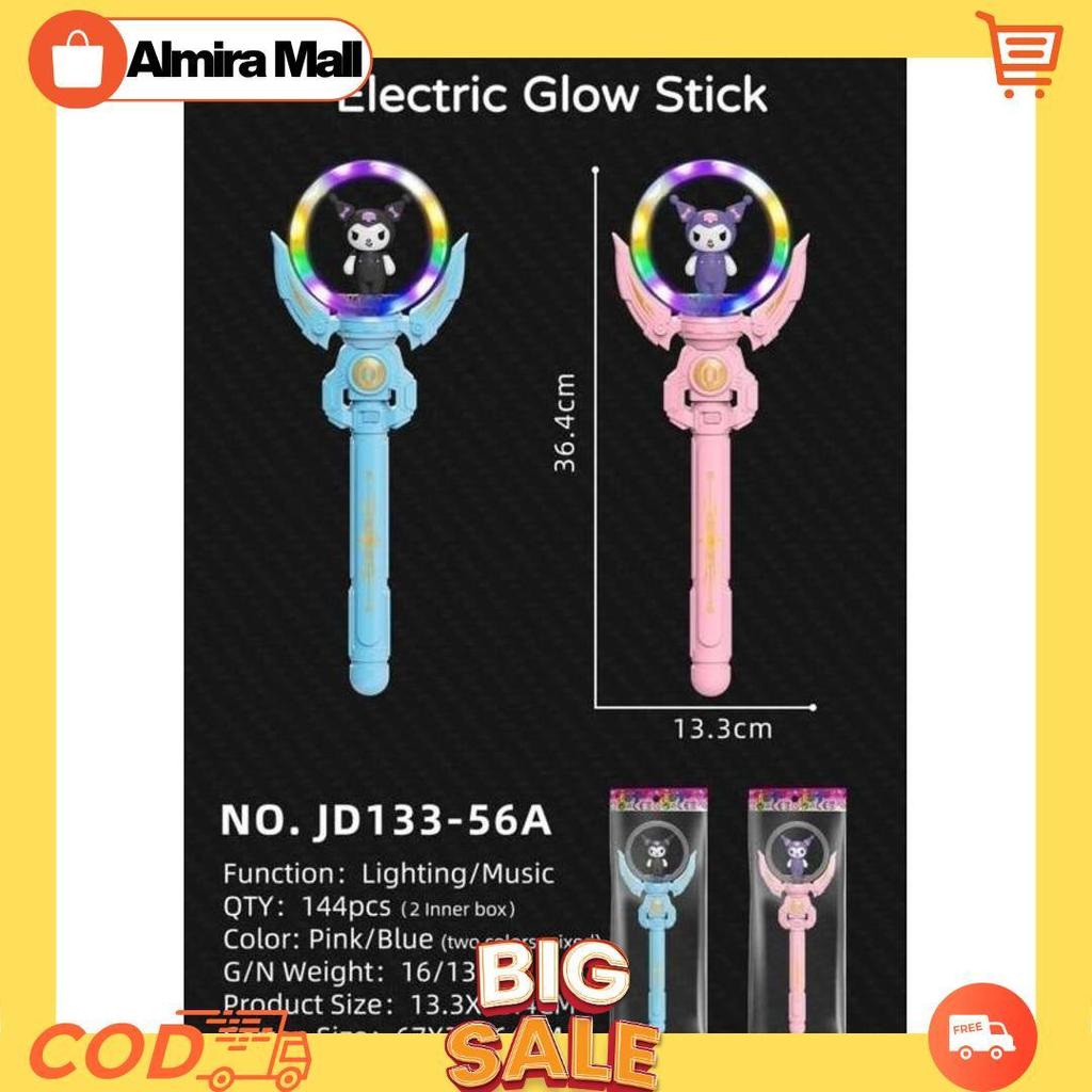 TONGKAT SIHIR LAMPU DAN MUSIK / TONGKAT PERI / LED TONGKAT PERI MAGIC DENGAN LAMPU CANTIK DAN MUSIK