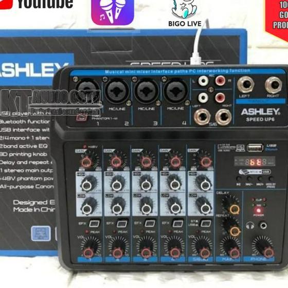 Mixer Ashley Audio Speed Up 6 Garansi 1 Tahun