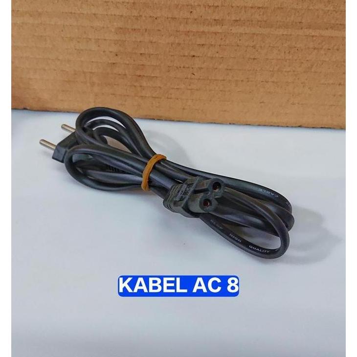 %$%$%$%$] Kabel AC POWER Angka 8 Kabel Power Listrik 2 PIN AC CORD Printer 1.8M
