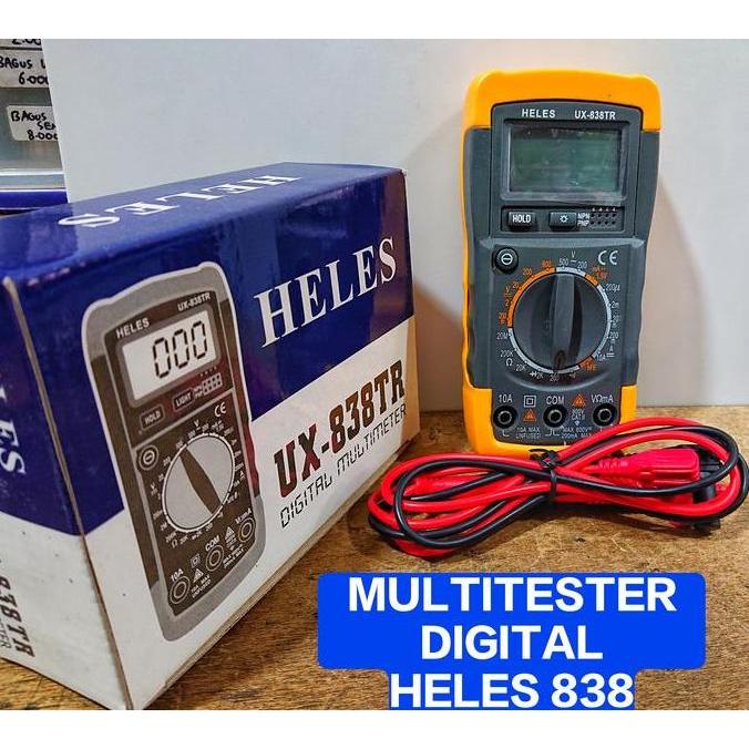 *#*#*#] Multitester Multimeter Avometer DIGITAL HELES UX-838TR UX838TR 838 TR