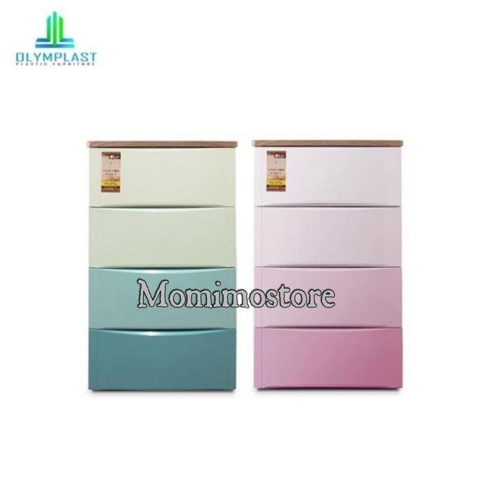 LEMARI PLASTIK OLYMPLAST 4 SUSUN ODC 04 M OLYMPLAST DRAWER 4 SUSUN